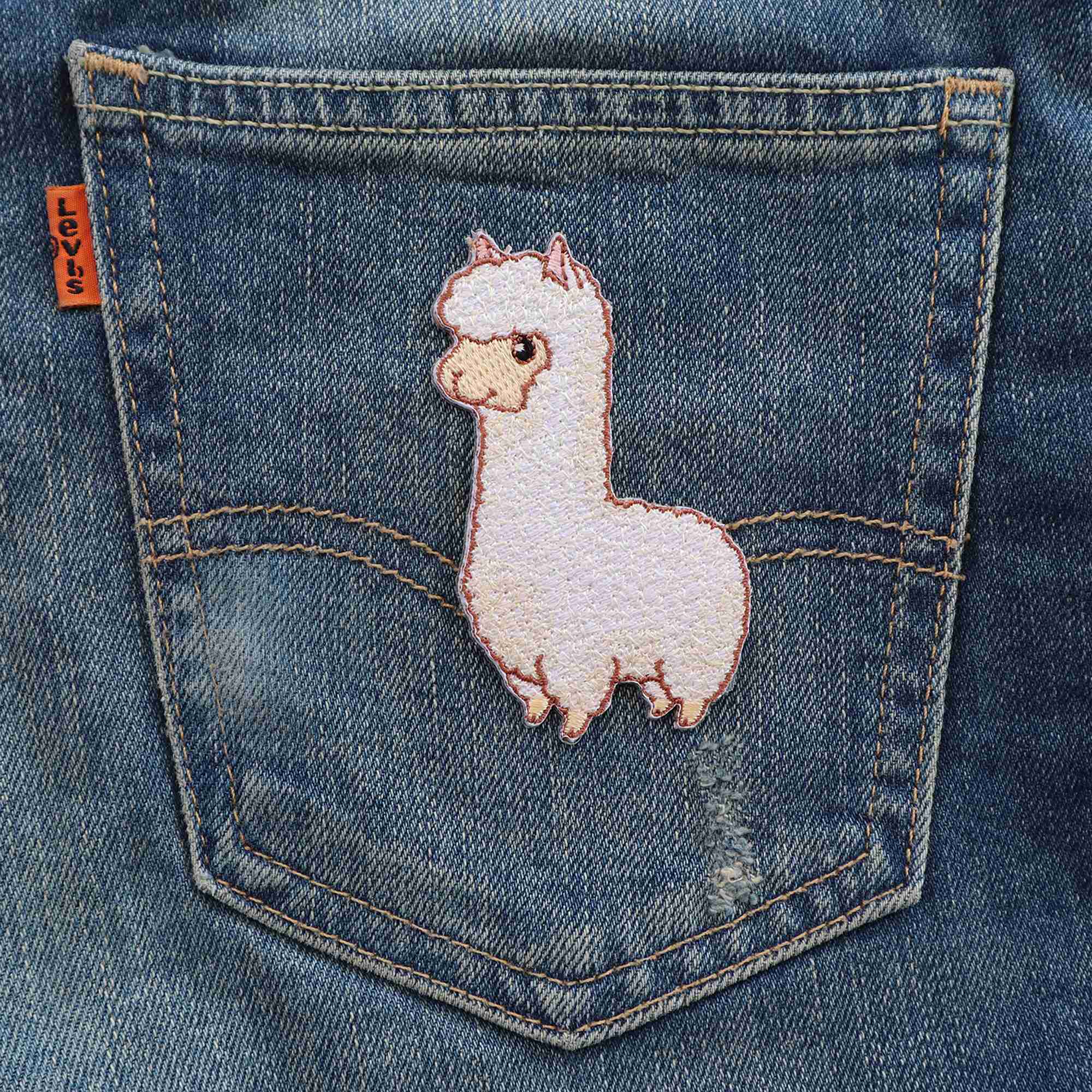 Kangasmerkki silitettävä I laama - Lempi Lifestyle