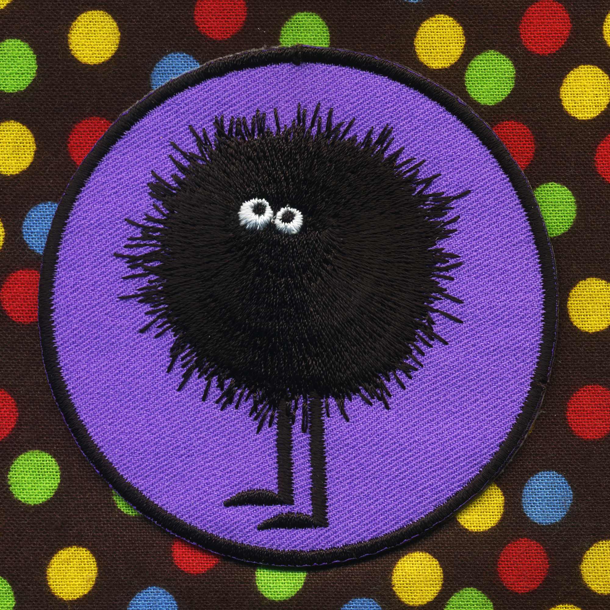 Kangasmerkki silitettävä I violetti mörkö - Lempi Lifestyle