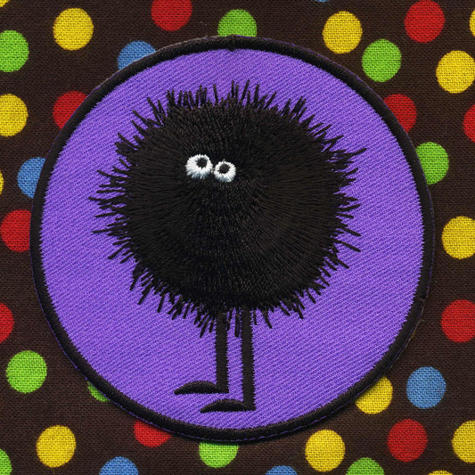 Kangasmerkki silitettävä I violetti mörkö - Lempi Lifestyle