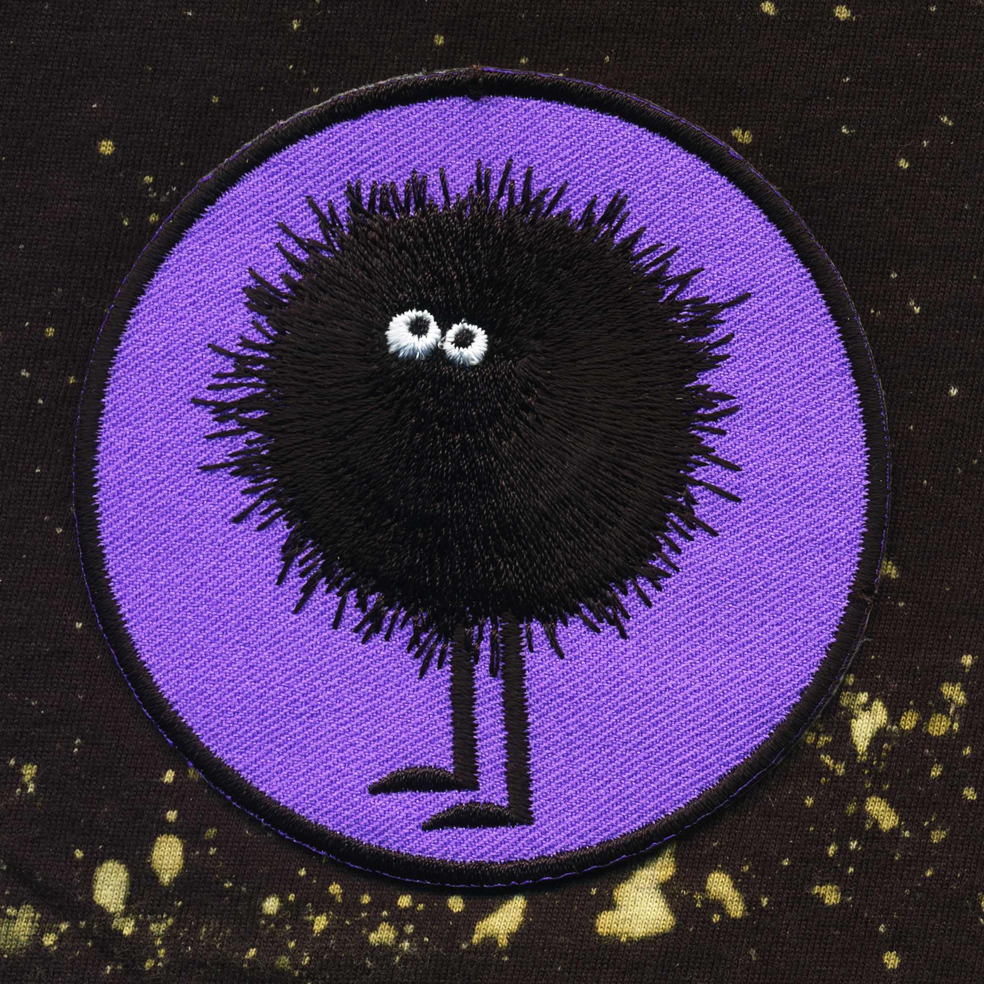 Kangasmerkki silitettävä I violetti mörkö - Lempi Lifestyle