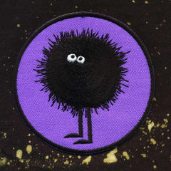 Kangasmerkki silitettävä I violetti mörkö - Lempi Lifestyle