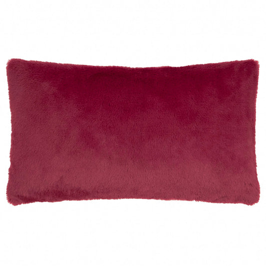 Karvatyyny Merry Christmas - viininpunainen ja pinkki 30 x 50 cm - Lempi Lifestyle
