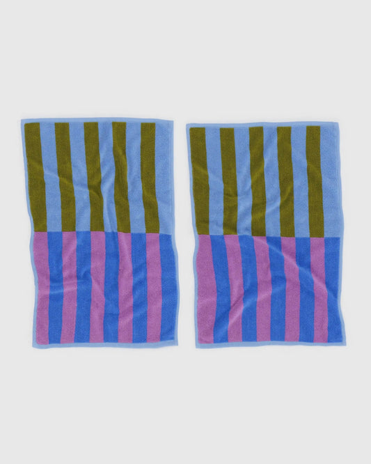 Käsipyyhesetti 2 kpl Baggu Capana stripe mix - Lempi Lifestyle