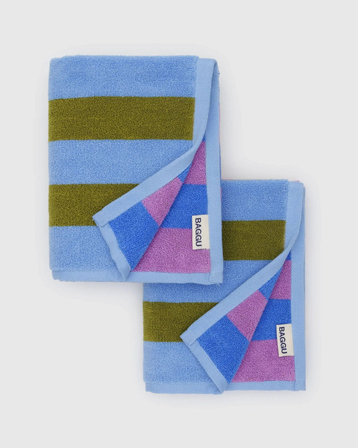 Käsipyyhesetti 2 kpl Baggu Capana stripe mix - Lempi Lifestyle