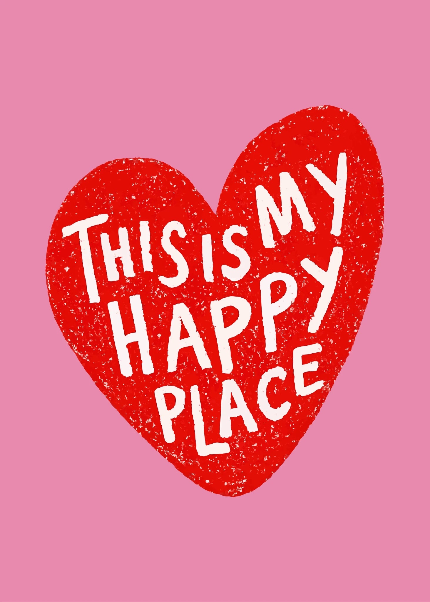 Keittiöpyyhe This is my happy place - värikäs käsipyyhe - Lempi Lifestyle