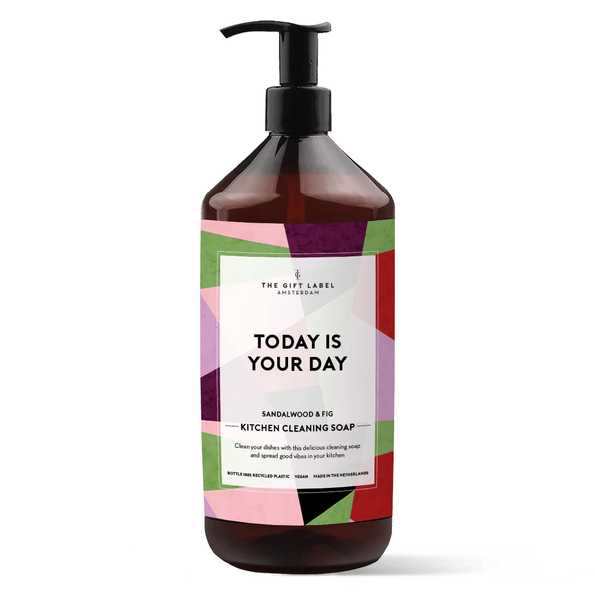 Keittiösaippua 1000ml Today Is Your Day, vegaaninen tiskiaine - Lempi Lifestyle