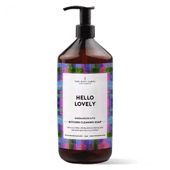 Keittiösaippua The Gift Label Hello lovely I vegaaninen tiskiaine 1000 ml - Lempi Lifestyle