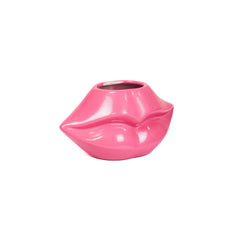 Keraaminen huulimaljakko - neonpinkki 21 cm - Lempi Lifestyle