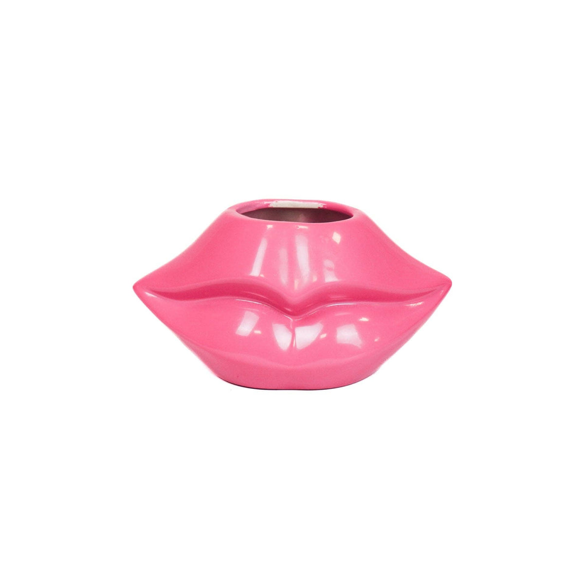 Keraaminen huulimaljakko - neonpinkki 21 cm - Lempi Lifestyle