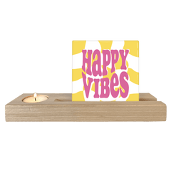 Keraamiset koristelaatat - happy vibes - Lempi Lifestyle