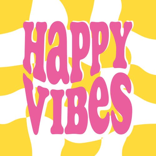 Keraamiset koristelaatat - happy vibes - Lempi Lifestyle