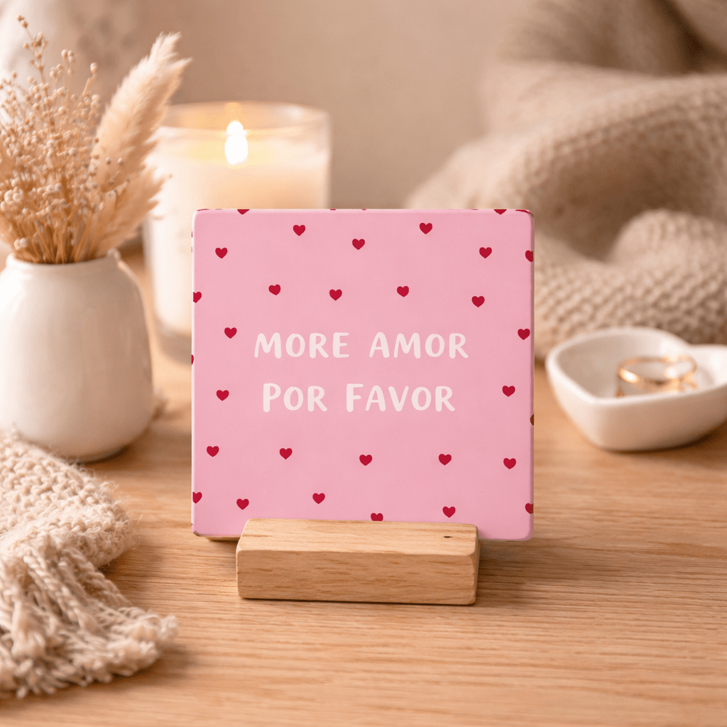 Keraamiset koristelaatat - More love please - Lempi Lifestyle
