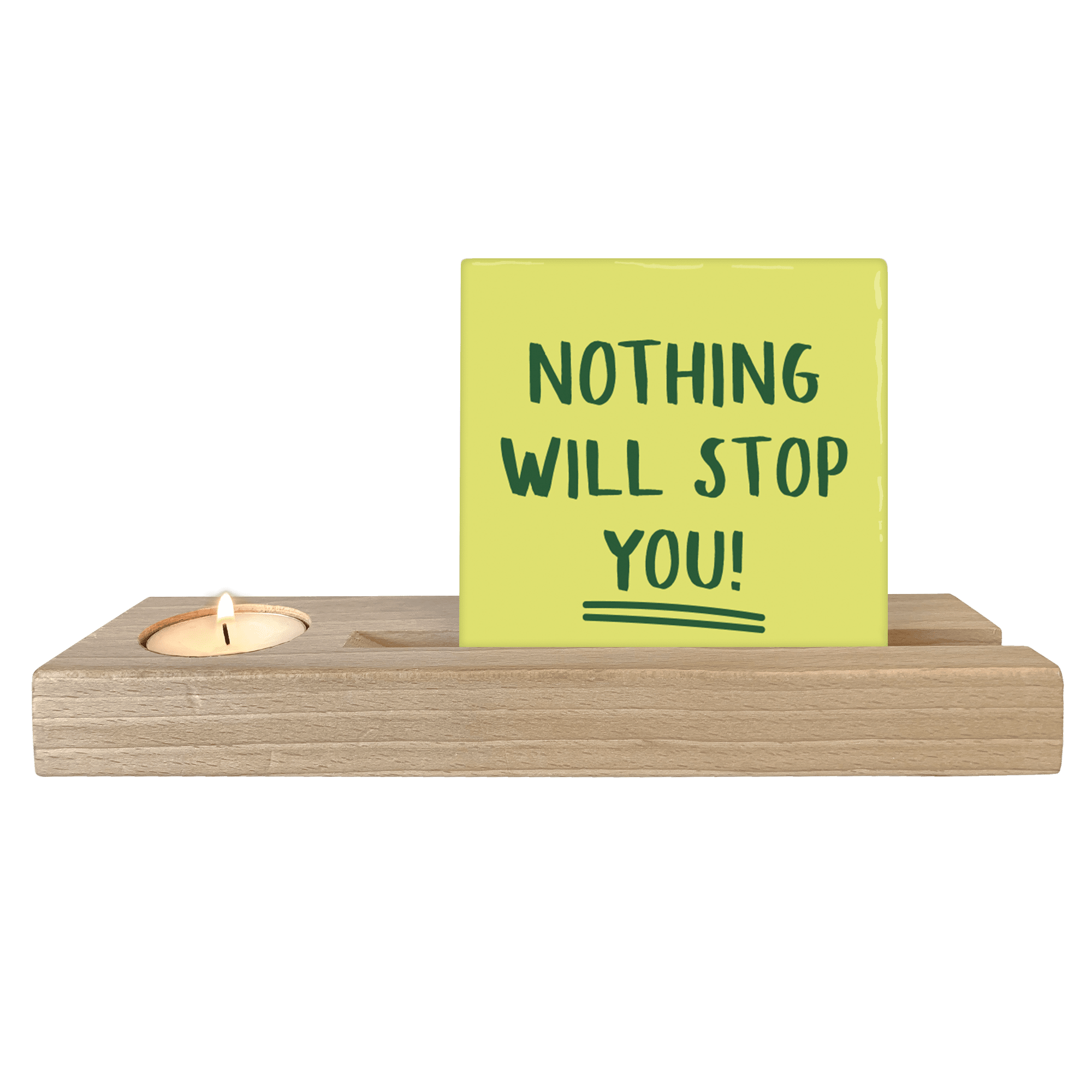 Keraamiset koristelaatat - nothing will stop you - Lempi Lifestyle