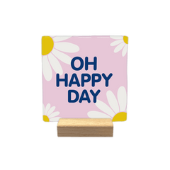 Keraamiset koristelaatat - Oh happy day - Lempi Lifestyle