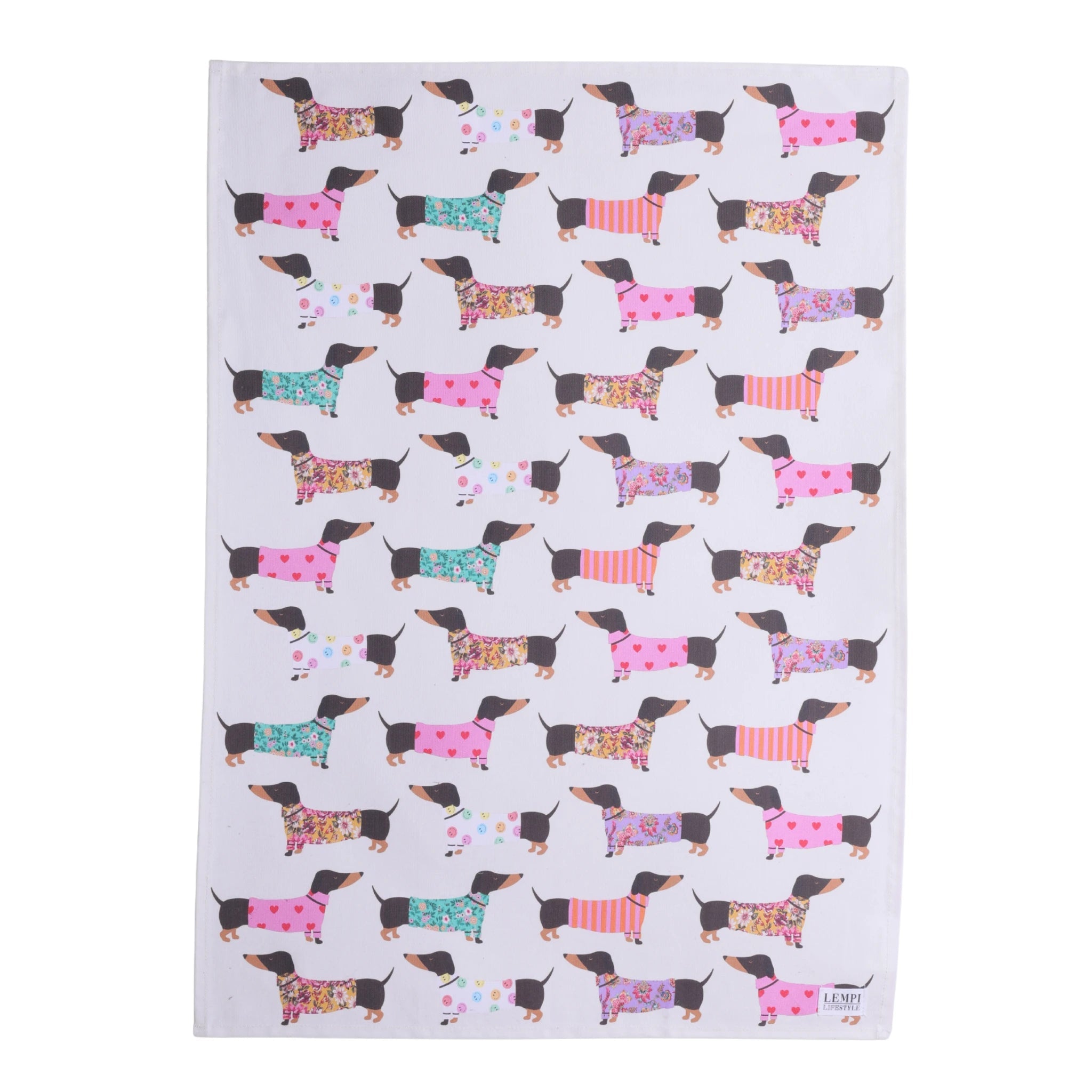 Koira keittiöpyyhe - mäyräkoira käsipyyhe - Lempi Lifestyle