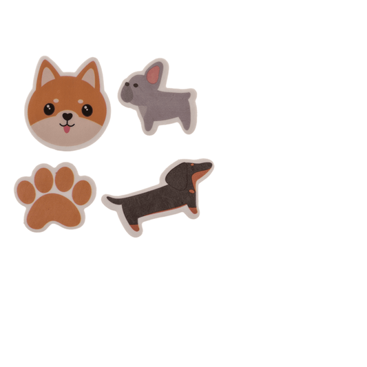 Koira pyyhekumit 4 kpl paketissa - Lempi Lifestyle