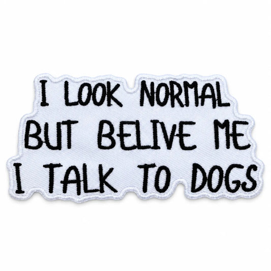 Kangasmerkki - I look normal but haalarimerkki - Lempi Lifestyle