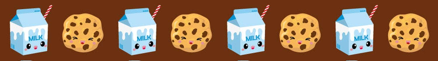 Koristeteippi milk and cookies - washiteippi askarteluun - Lempi Lifestyle