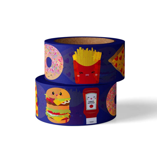 Koristeteippi pikaruoka teemalla - washiteippi hamburger - Lempi Lifestyle