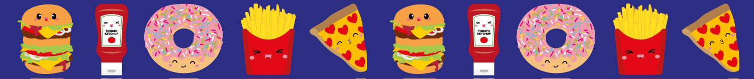 Koristeteippi pikaruoka teemalla - washiteippi hamburger - Lempi Lifestyle