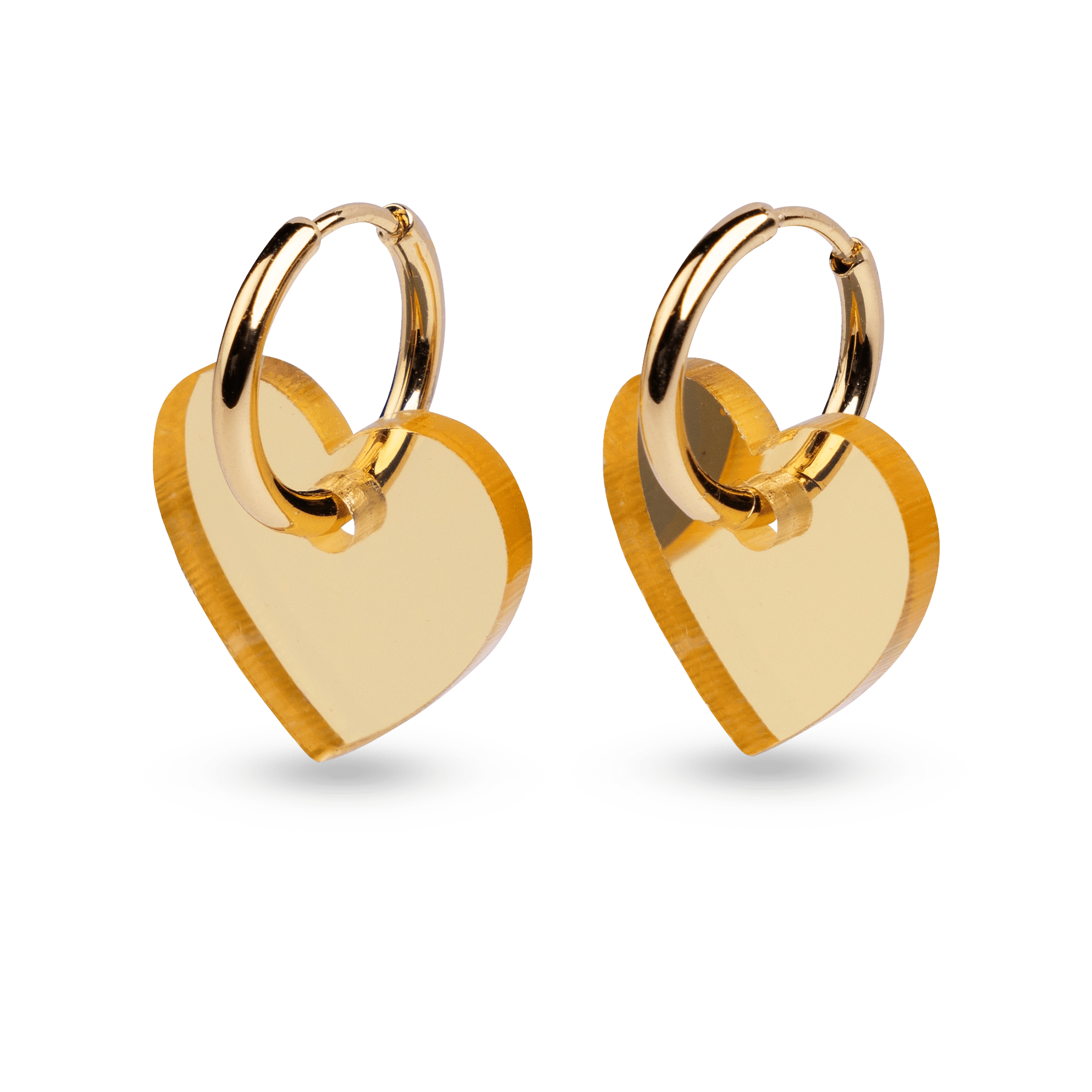 Korvakorut Sydän I Gold - Lempi Lifestyle