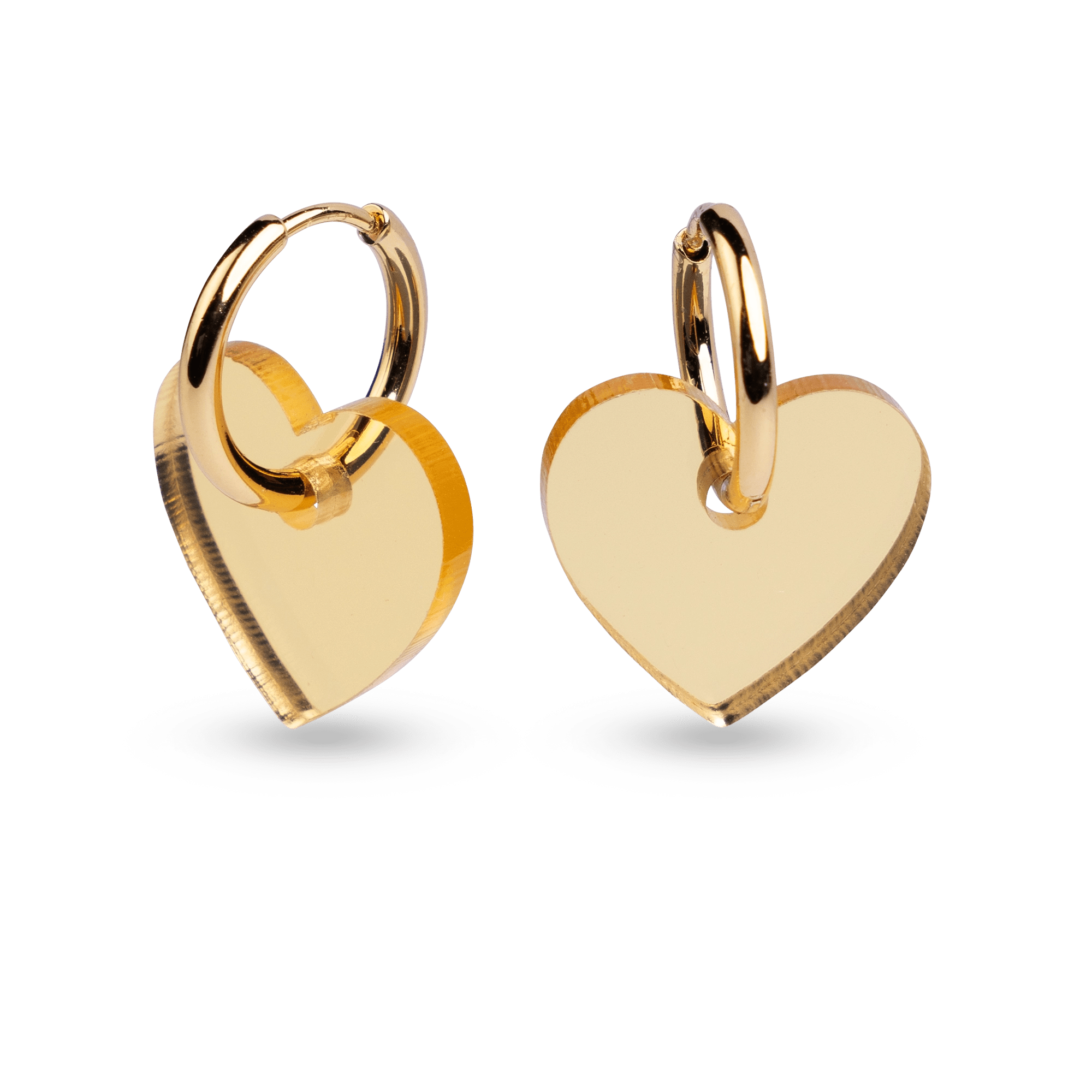 Korvakorut Sydän I Gold - Lempi Lifestyle