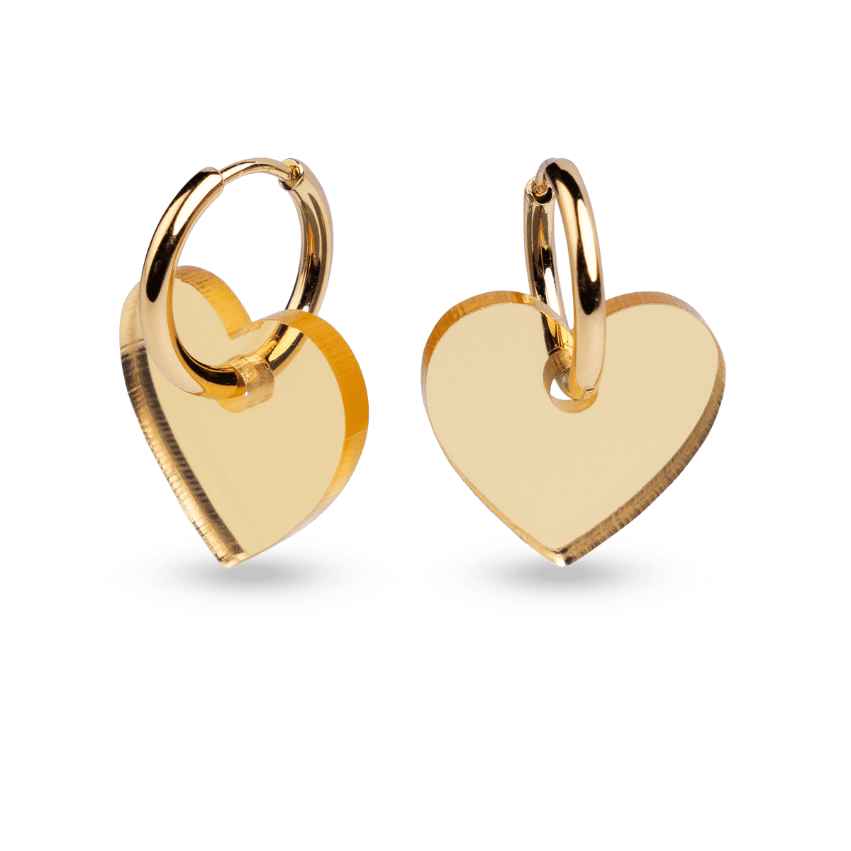 Korvakorut Sydän I Gold - Lempi Lifestyle