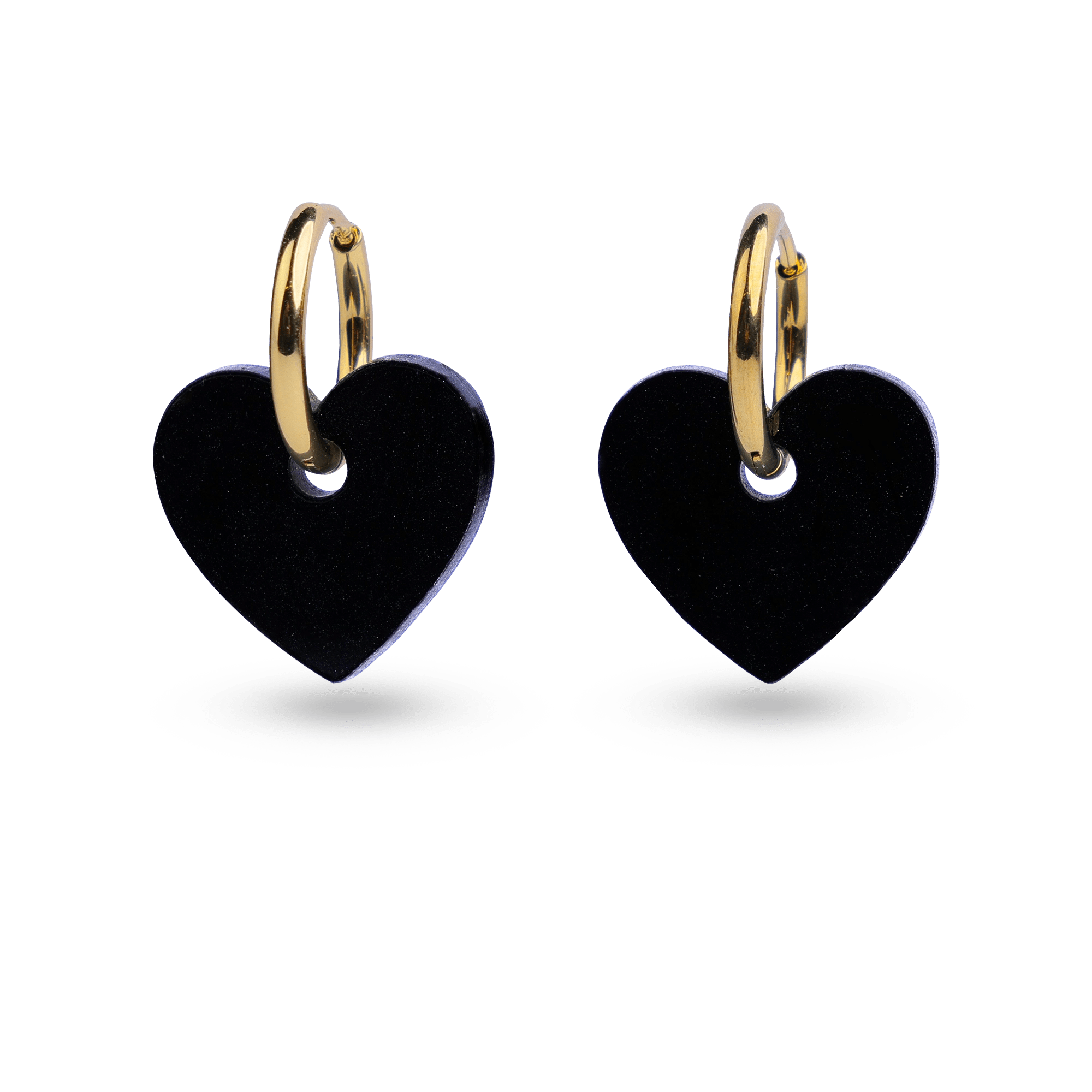 Korvakorut Sydän I Musta - Lempi Lifestyle