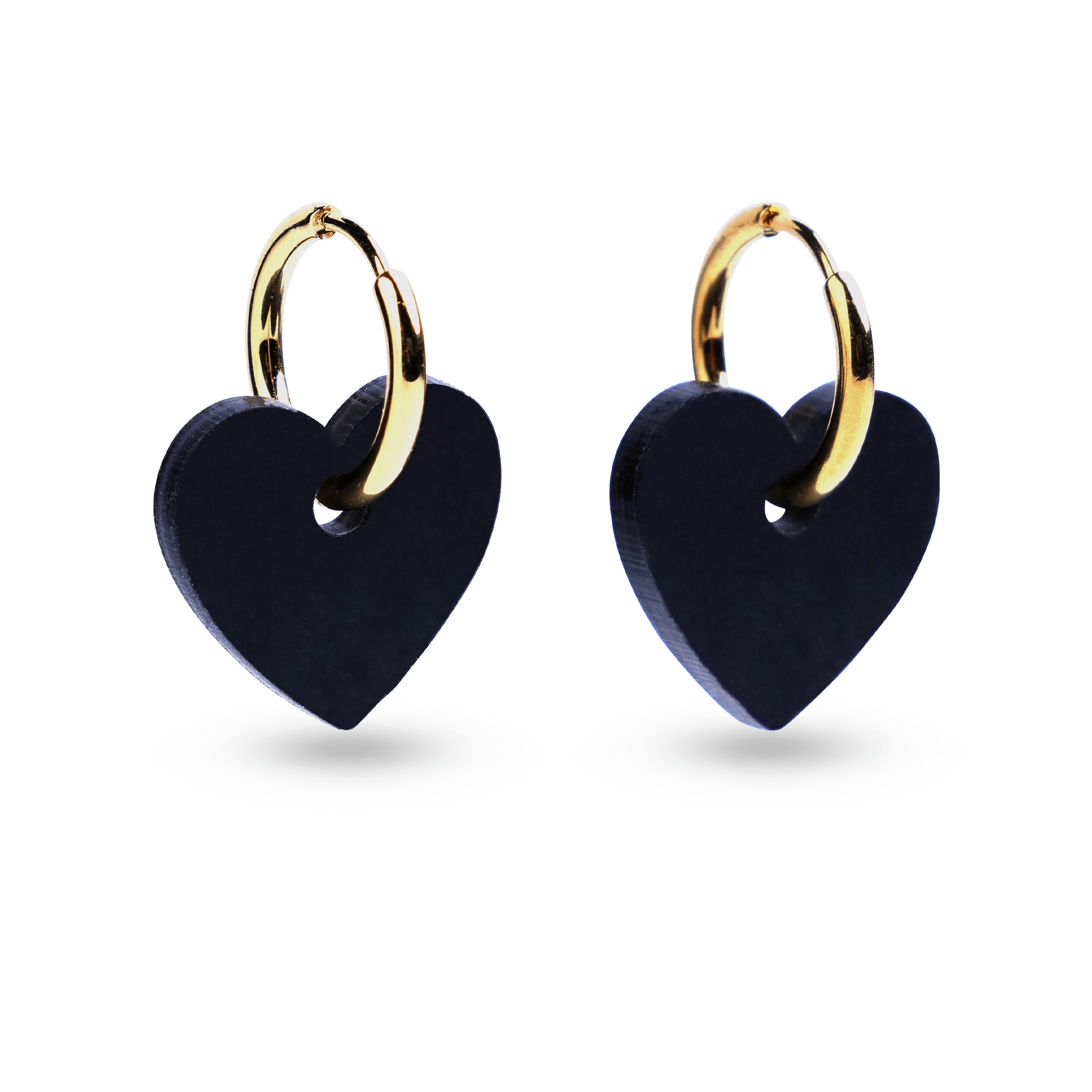 Korvakorut Sydän I Musta - Lempi Lifestyle