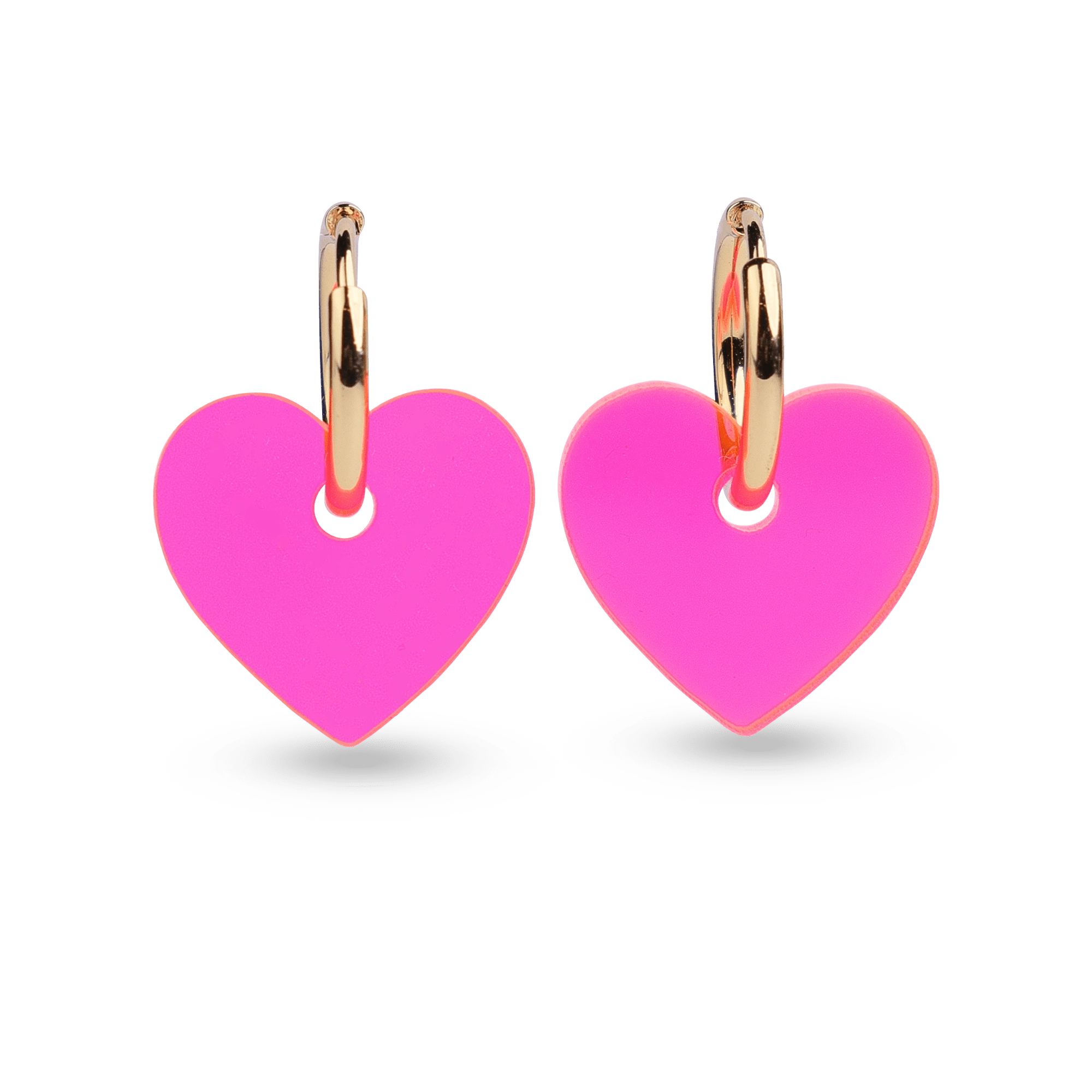 Korvakorut Sydän I Neon pinkki - Lempi Lifestyle