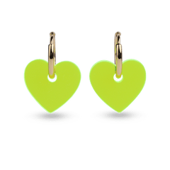 Korvakorut Sydän I Neon Vihrea - Lempi Lifestyle