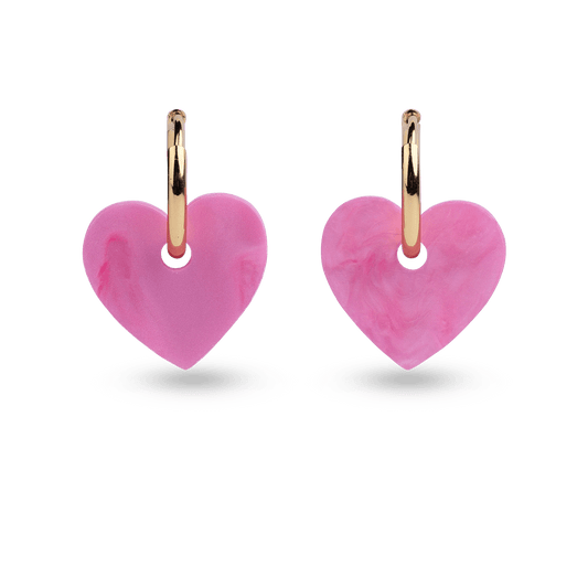 Korvakorut Sydän I Pinkki - Lempi Lifestyle