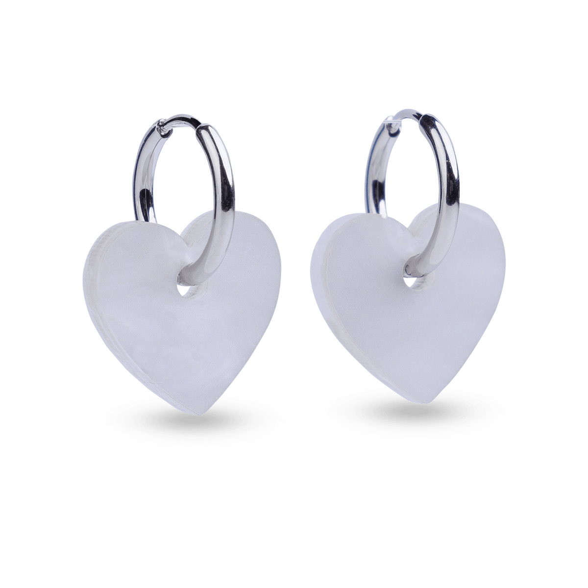 Korvakorut Sydän I Valkoinen - Lempi Lifestyle