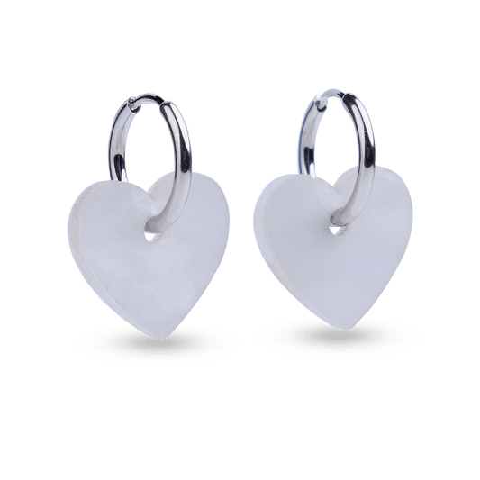 Korvakorut Sydän I Valkoinen - Lempi Lifestyle