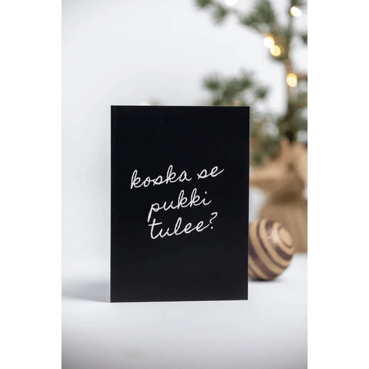 Koska Pukki Tulee ? - kortti - Lempi Lifestyle