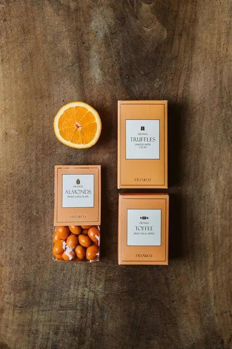 Kuorrutetut mantelit I appelsiini 150g - Lempi Lifestyle