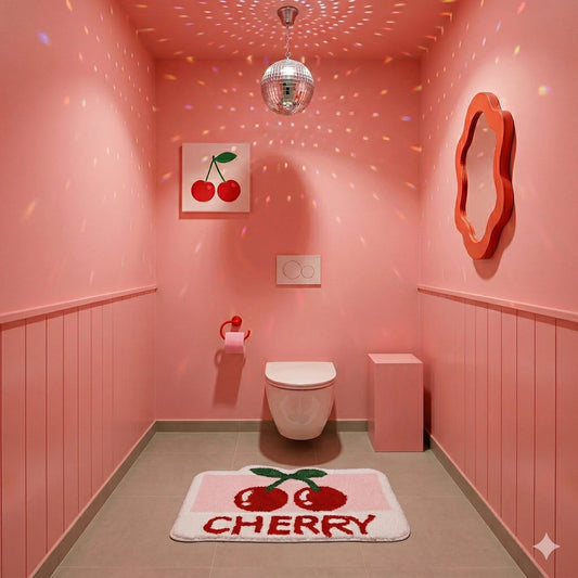 Kylpyhuoneen matto kirsikka - Cherry - Lempi Lifestyle