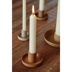 Kynttilänjalka tiilenruskea - kynttilä, kynttilät, SISUSTUS