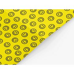 Lahjapaperi Keltainen Smiley - Lempi Lifestyle
