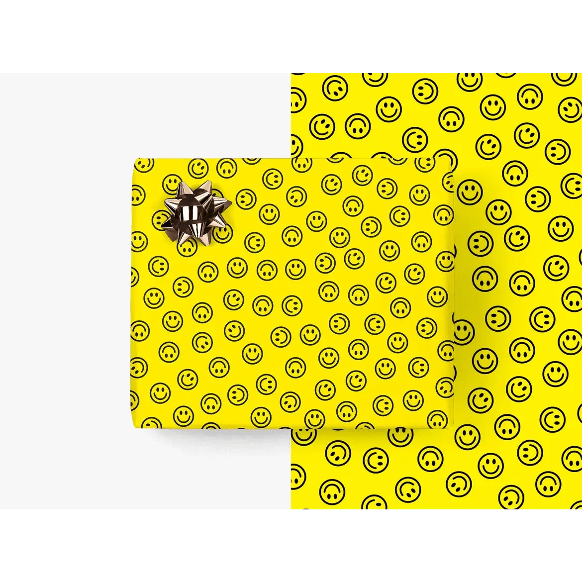 Lahjapaperi Keltainen Smiley - Lempi Lifestyle