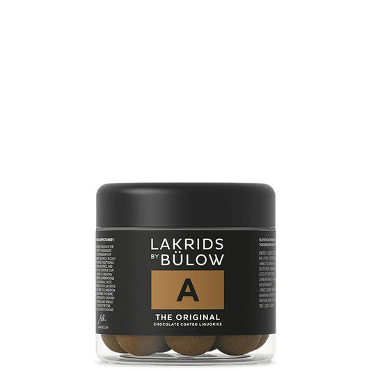 Lakrids by Bülow A - The Original - suklaakuorrutettu lakritsi 115 g - Lempi Lifestyle