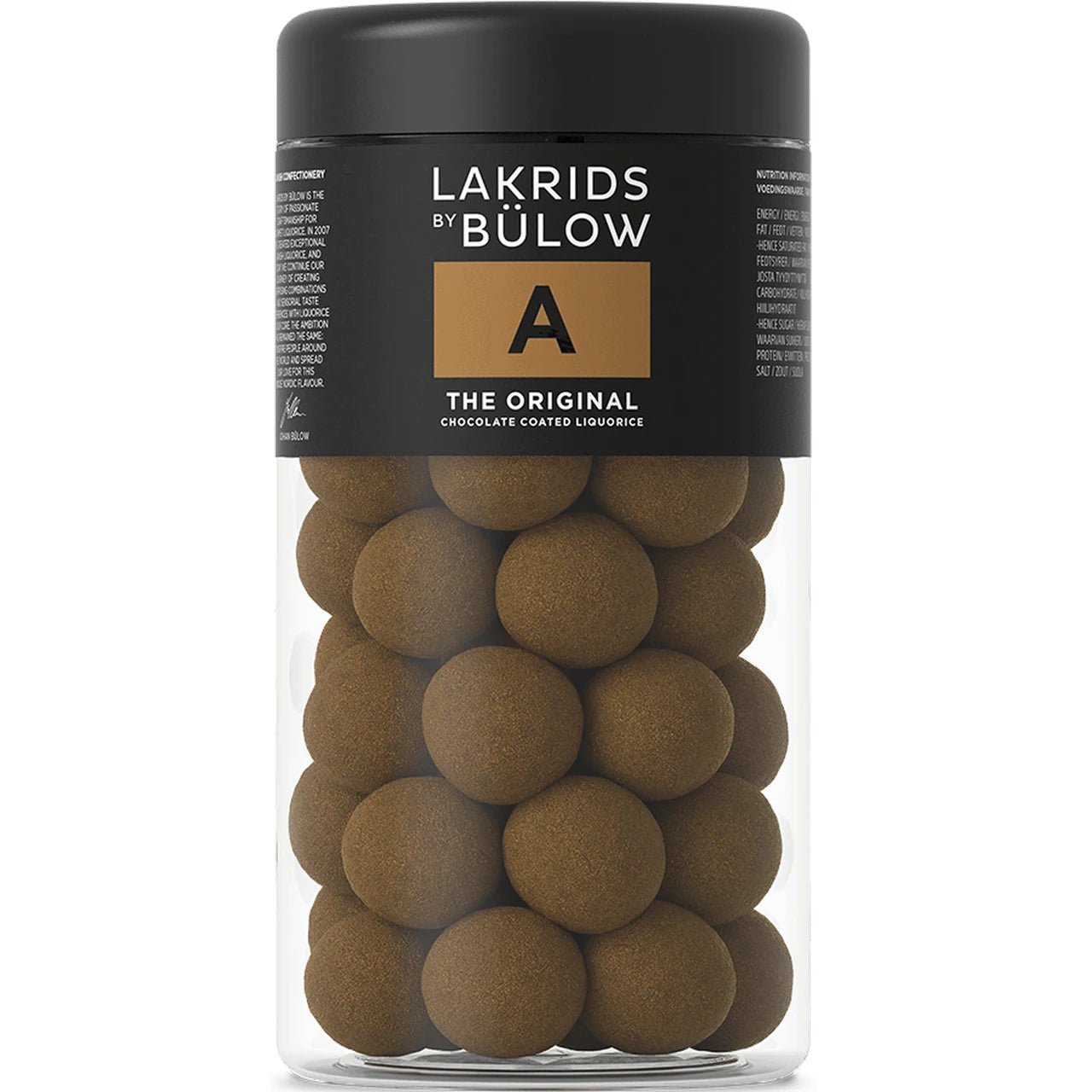 Lakrids by Bülow A - The Original - suklaakuorrutettu lakritsi 270 g - Lempi Lifestyle
