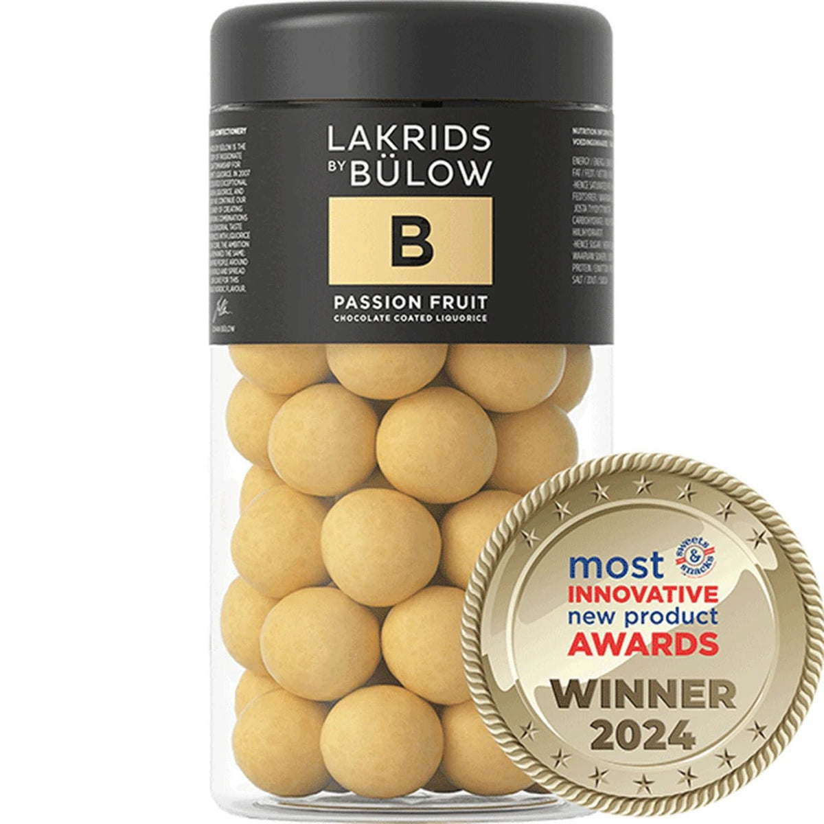Lakrids by Bülow B - Passion Fruit - suklaakuorrutettu lakritsi 270 g - Lempi Lifestyle