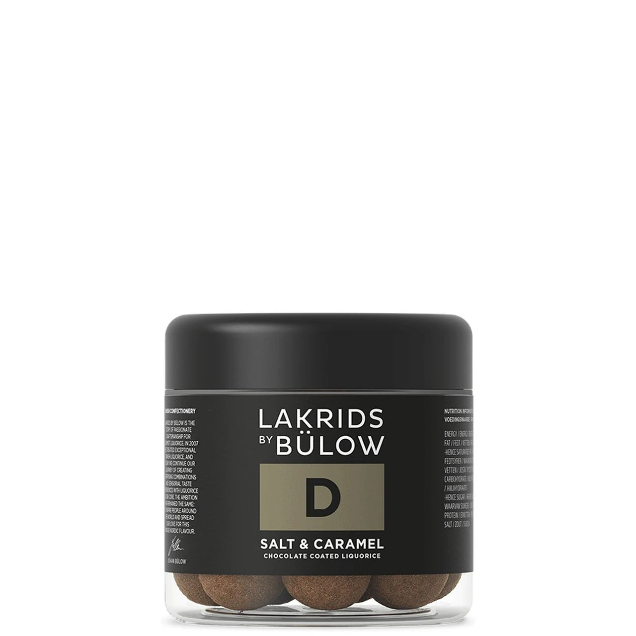 Lakrids by Bülow D - Salt & Caramel - suklaakuorrutettu lakritsi 115 g - Lempi Lifestyle