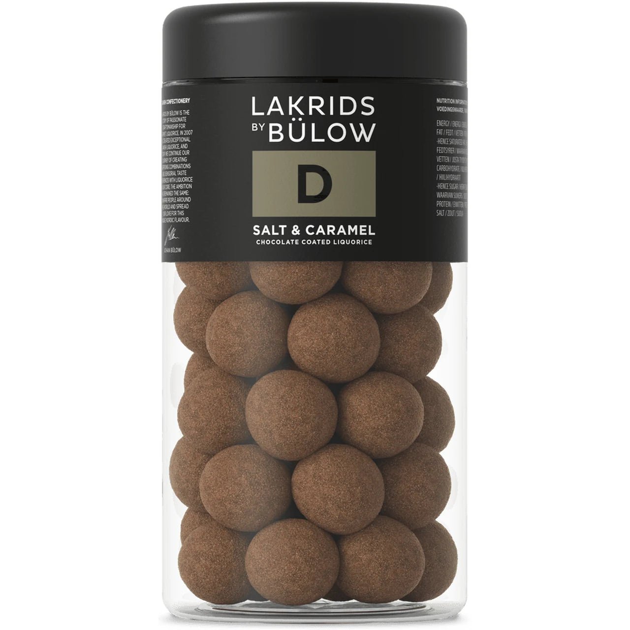 Lakrids by Bülow D - Salt & Caramel - suklaakuorrutettu lakritsi 270 g - Lempi Lifestyle
