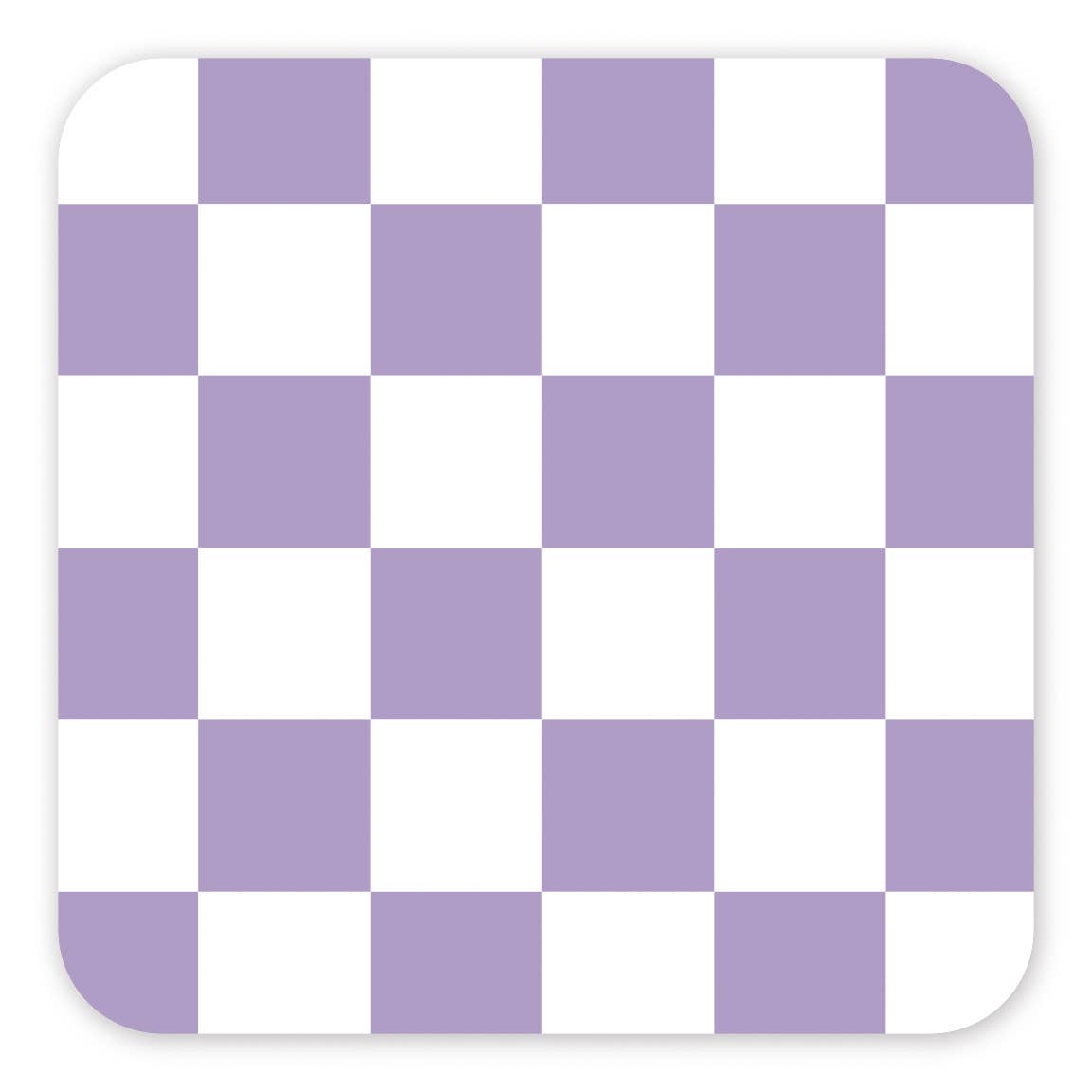 Lasinalunen pahvia - checkboard pattern ruutukuosi - Lempi Lifestyle