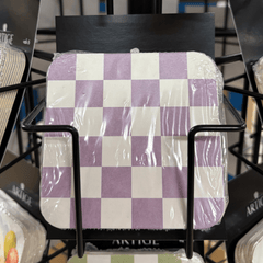 Lasinalunen pahvia - checkboard pattern ruutukuosi - Lempi Lifestyle