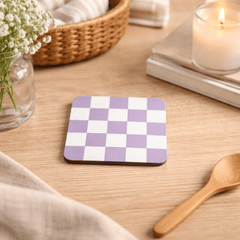 Lasinalunen pahvia - checkboard pattern ruutukuosi - Lempi Lifestyle