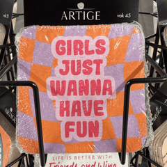 Lasinalunen pahvia - Girls just wanna have fun - Lempi Lifestyle