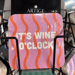 Lasinalunen pahvia - It's wine o'clock - Lempi Lifestyle